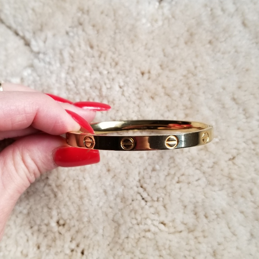 SALE! Gold Stainless Steel Love Bracelet